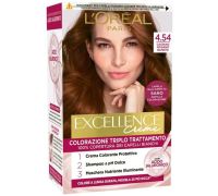 L'Oreal Excellence Creme 4.54 castano mogano ramato colorazione a lunga durata