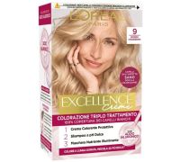 L'Oreal Excellence Creme 9 biondo chiarissimo colorazione a lunga durata