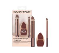 Real techniques duo pennelli con spugna make up viso