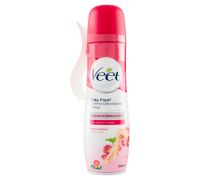 Veet silky fresh spray depilatorio pelli normali per gambe e corpo azione rapida 150ml
