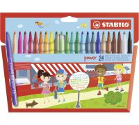 Stabilo power pennarello punta media colori assortiti 24 pezzi