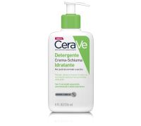 CeraVe Detergente crema-schiuma idratante Deterge ed Idrata. Con 3 ceramidi essenziali, acido ialuronico e tecnologia MVE 236ml