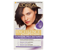 L'Oréal Paris Excellence Cool Creme 5.11 castano chiaro ultra freddo tinta capelli 