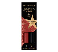 Max Factor Lipfinity Lip Colour 90 starstruck labbra matte lunga durata e gloss idratante con applicazione bifase 