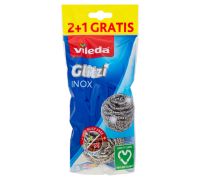 Vileda Glitzi Inox spugna cucina abrasiva 3 pezzi