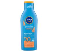 Nivea Sun Protect & Bronze spf 20 media latte solare protettivo con attivatore di melanina 200ml