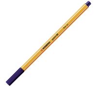 Stabilo penna fineliner point 88 blu notte