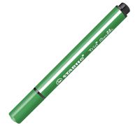 Stabilo trio scribbi pennarello triangolare con punta ammortizzata verde