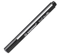 Stabilo trio scribbi pennarello triangolare con punta ammortizzata nero