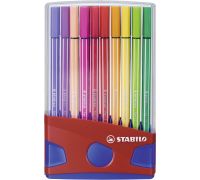 Stabilo pen 68 colorparade in rosso pennarello premium colori assortiti 20 pezzi