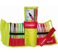 Stabilo pen 68 rollerset pennarello premium colori assortiti 25 pezzi