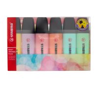 Stabilo boss original pastel evidenziatori colori assortiti 6 pezzi