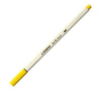 Stabilo pen 68 brush pennarello premium con punta a pennello giallo