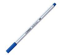 Stabilo pen 68 brush pennarello premium con punta a pennello blu oltremare