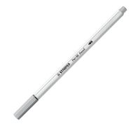 Stabilo pen 68 brush pennarello premium con punta a pennello grigio freddo medio