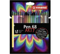 Stabilo pen 68 arty pennarello premium colori assortiti 18 pezzi