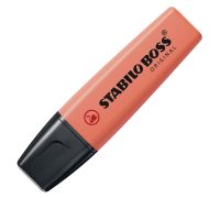 Stabilo boss original pastel evidenziatore rosso corallo
