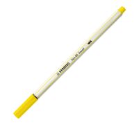 Stabilo pen 68 brush pennarello premium con punta a pennello giallo limone