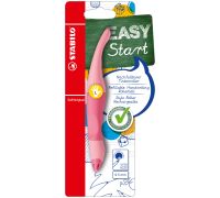 Stabilo easyoriginal pastel penna roller ergonomica per mancini rosa antico cartuccia blu inclusa