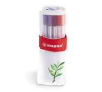 Stabilo pen 68 brush pennarello premium con punta a pennello rollerset con 18 colori assortiti