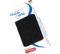 Titania pietra pomice per unghie colore nero