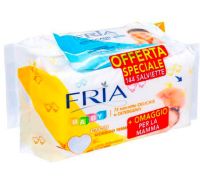 Fria Baby Salviettine Umidificate Delicate e Detergenti 144 salviette + Omaggio Salviette Struccanti Mamma 10 salviette