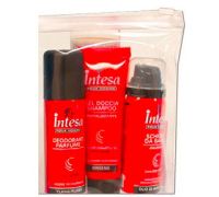 Intesa Pour Homme Set Gel Doccia Shampoo 50ml + Deodorante Vapo 50ml + Schiuma Da Barba 50ml