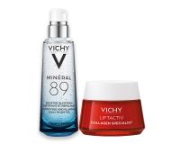Vichy Minéral 89 Siero Booster 75ml & Vichy Liftactiv Collagen Specialist 50ml Duo Routine Antirughe