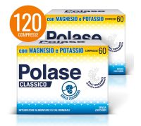 Polase Classico Magnesio e Potassio integratore alimentare sali minerali senza zucchero 60 + 60 compresse