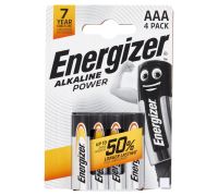 Energizer alkaline power AAA pile mini stilo performance costante 4 pezzi