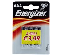 Energizer AAA LR03 alkaline 1.5V pile mini stilo affidabili 4 pezzi