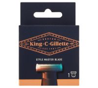 King C. Gillette Style Master Blade lametta di ricambio per rasoio elettrico regolabarba uomo 1 pezzo