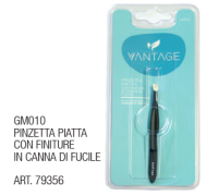 Vantage Pinzetta Piatta con Finuture in Canna di Fucile