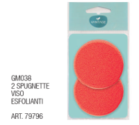 Vantage Spugnetta Viso Esfoliante 2 pezzi