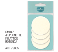 Vantage Spugnette in Lattice Rotonde 4 pezzi
