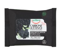 Equilibra Carbone Attivo dischetti detox purificanti e riequilibranti 25 pezzi