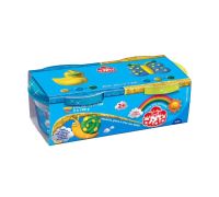 Didò plastlina colori glitter giallo e azzurro 2 vasetti x 100 grammi