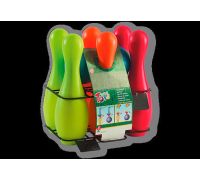 Androni 6 birilli + 2 bocce gioco all’aperto per bambini