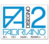 Fabriano FA2 album da disegno 24 x 33cm ruvido 20 fogli