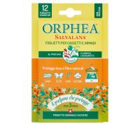 Orphea Salvalana Foglietti per Casetti e Armadi al Profumo di Sandalo e Bergamotto 12 pz