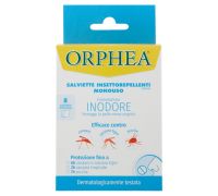 Orphea zarazan salviette insettorepellenti monouso senza profumo 8 pezzi