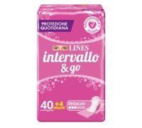 Lines Intervallo assorbenti anatomici ripiegati 40 pezzi