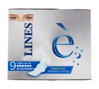 Lines è notte assorbenti con ali 9 pezzi