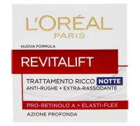 L''Oréal Paris Revitalift trattamento ricco notte anti-rughe + extra-rassodante 50ml
