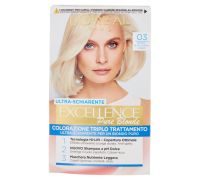 L''Oréal Paris Excellence 03 biondo ultra chiaro cenere crema colorante triplo trattamento avanzato