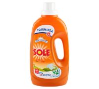 Sole igiene e freschezza, detersivo liquido con estratti di eucalipto per un bucato igienizzato 1,3 litri