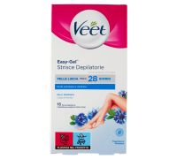 Veet strisce depilatorie gambe e corpo efficace su peli corti 16 pezzi