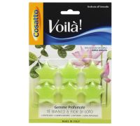 Cosatto tè bianco e fior di loto gemme profumate per armadio 6 pezzi