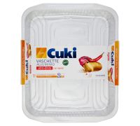 Cuki Cuoce vaschette alluminio ultra-forza riciclabili con manici 12 porzioni 2 pezzi