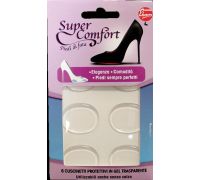 Super Comfort cuscinetti protettivi per i piedi in gel trasparente 6 pezzi